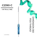 Intraline PDO Thread C2390-C - Dimension 360 W Cannula 23G 90/150mm 3-0 (20 pack)