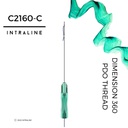 Intraline PDO Thread C2160-C - Dimension 360 W Cannula 21G 60/90mm 2-0 (20 pack)