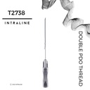 Intraline PDO Thread T2738 - Double 27G 38/50mm 2X7-0 (20 pack)