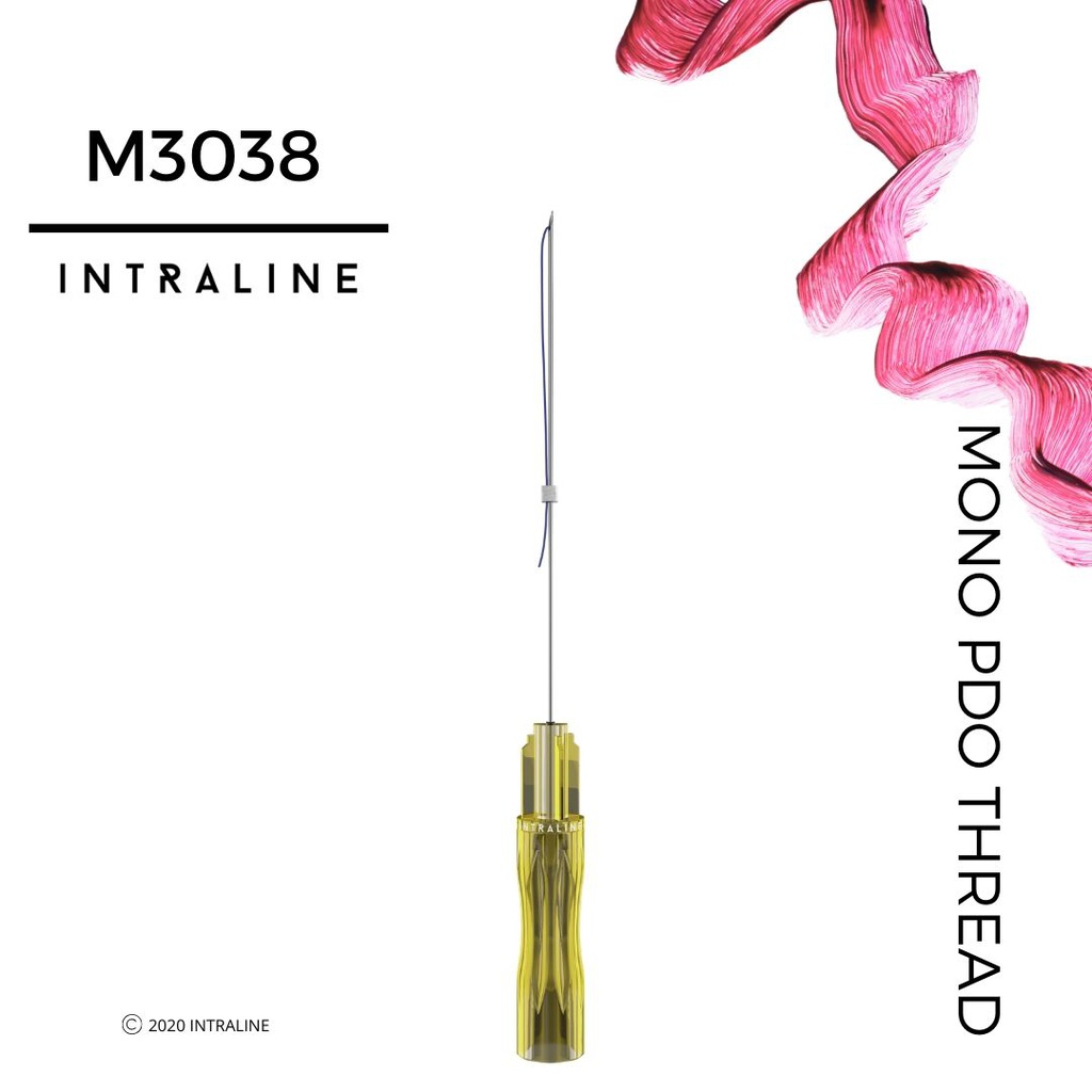 Intraline PDO Thread M3038 - Mono 30G 38/50mm 7-0 (20 pack)