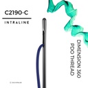 Intraline PDO Thread C2190-C - Dimension 360 W Cannula 21G 90/150mm 2-0 (20 pack)