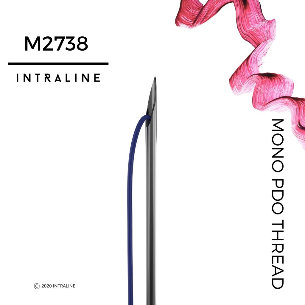 Intraline PDO Thread M2738 - Mono 27G 38/50mm 5-0 (20 pack)