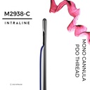 Intraline PDO Thread M2938 - Mono Cannula 29G 38/50mm 6-0 (10 pack)