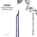 Intraline PDO Thread T2638 - Double 26G 38/50mm 7-0,6-0 (20 pack)