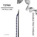 Intraline PDO Thread T2760 - Double 27G 60/90mm 2X7-0 (20 pack)