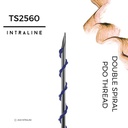 Intraline PDO Thread TS2560 - Double Spiral 25G 60/90mm 2X6-0 (20 pack)